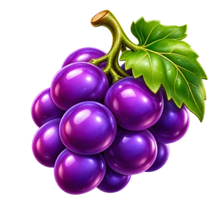 Purple grapes